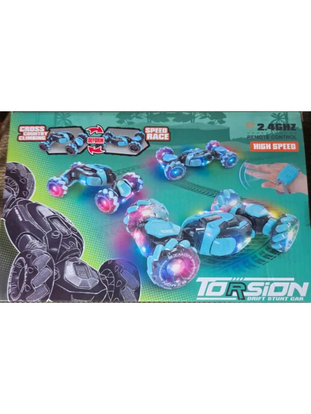 Gesture Sensing RC Stunt Car 360° Rotating 4WD All-Terrain Remote Control Car